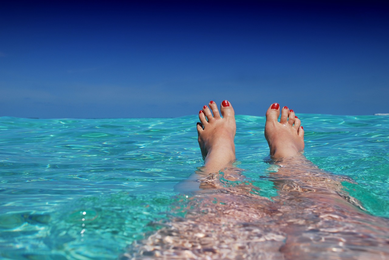 Crystal-clear turquoise waters