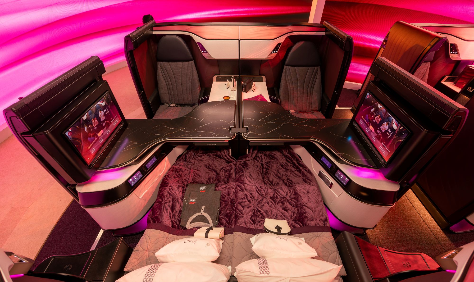 Qatar Airways reveals new Qsuite Next Gen at Farnborough International Air Show