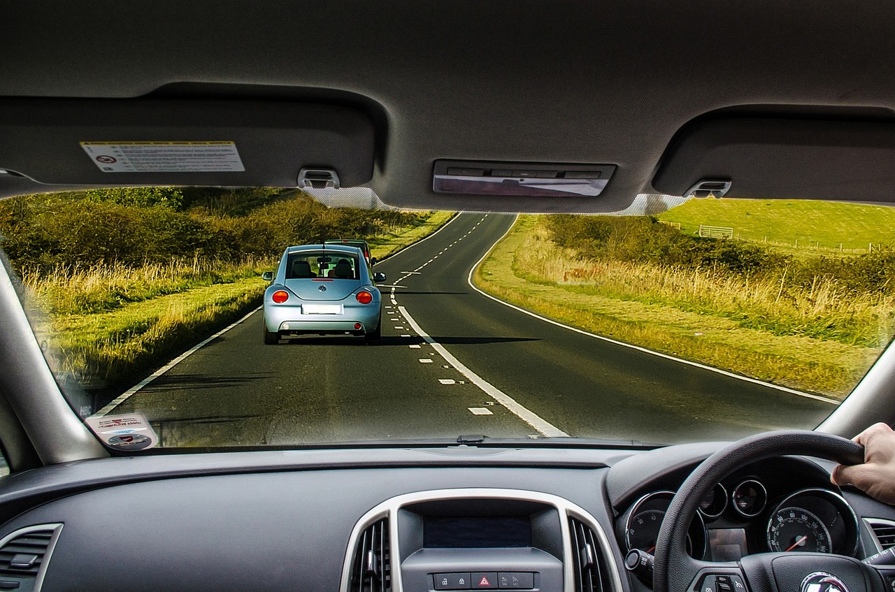 People drive on the left in the UK