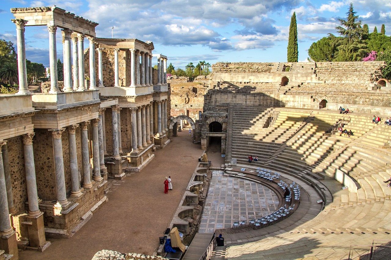 Roman theater in Merida, Spain