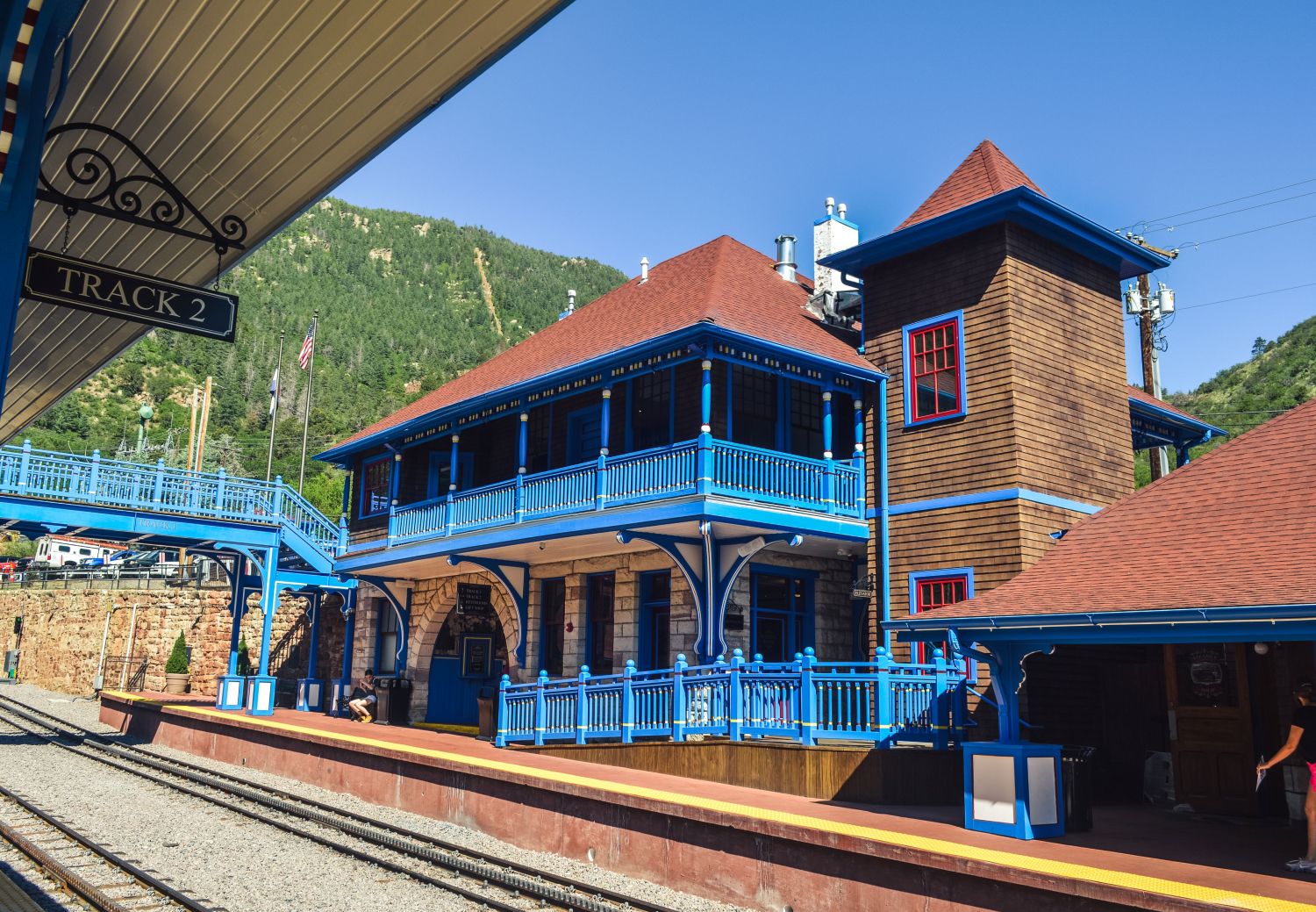 Depot for The Broadmoor Manitou and Pikes Peak Cog Railway