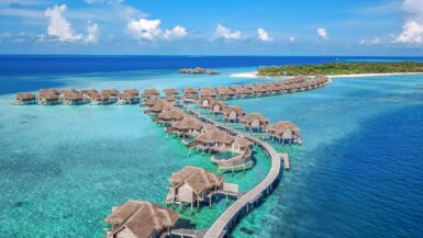 Overwater accommodation for Halloween at [Image courtesy Vakkaru Maldives]