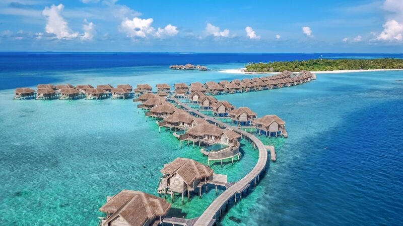 Overwater accommodation for Halloween at [Image courtesy Vakkaru Maldives]