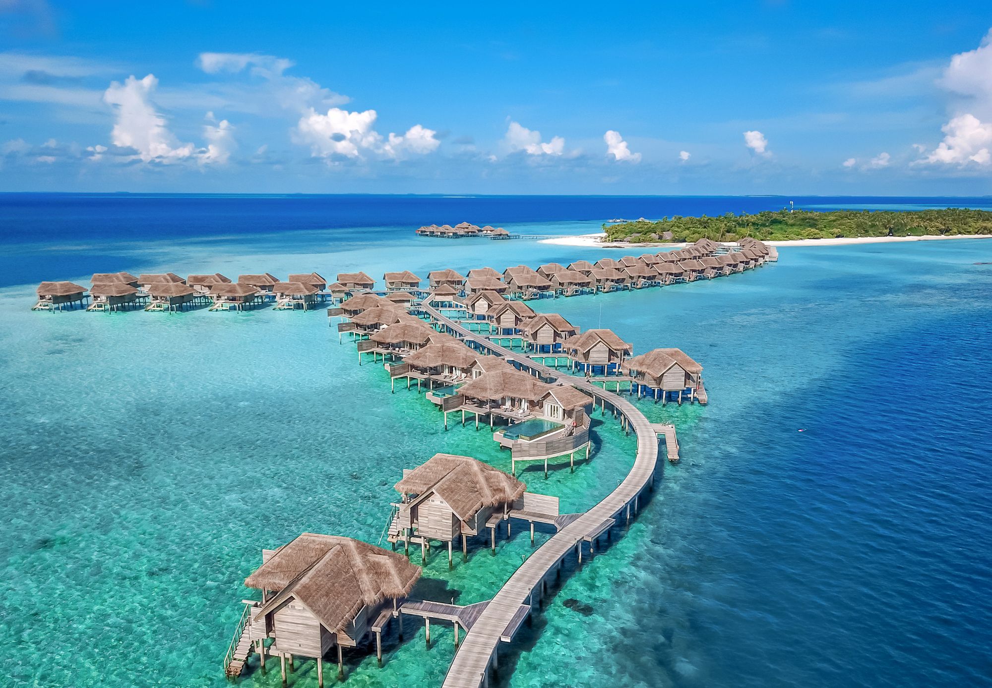 Overwater accommodation for Halloween at [Image courtesy Vakkaru Maldives]