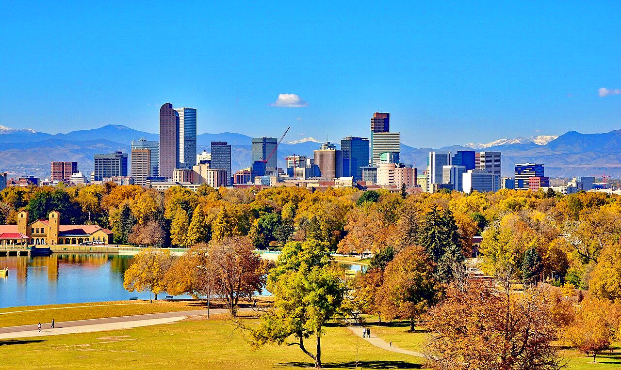 Denver, Colorado in the fall