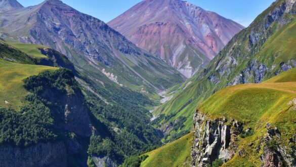 Georgia the Caucasus Mountains - welcoming tourists with no overtourism