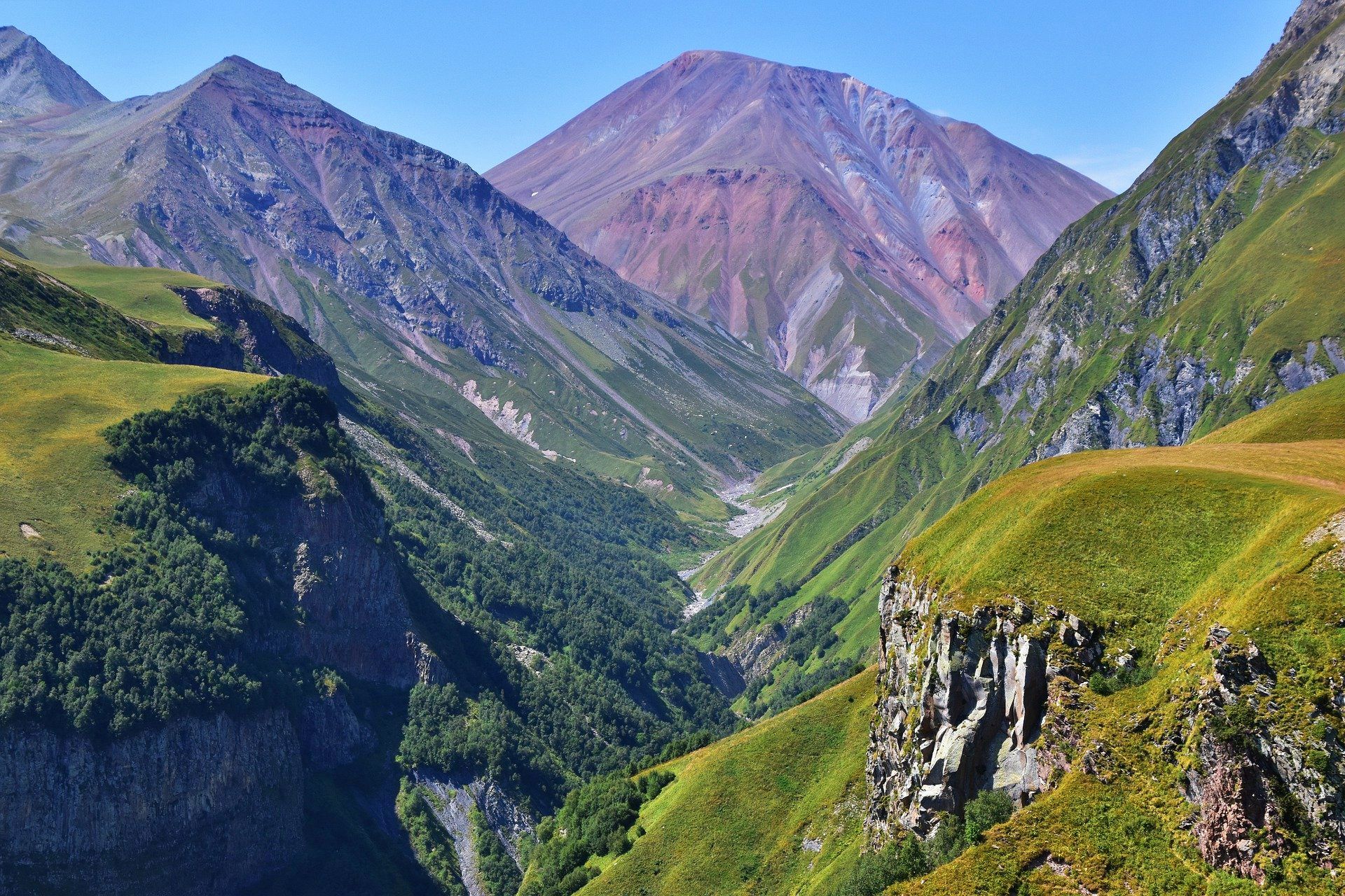 Georgia the Caucasus Mountains - welcoming tourists with no overtourism