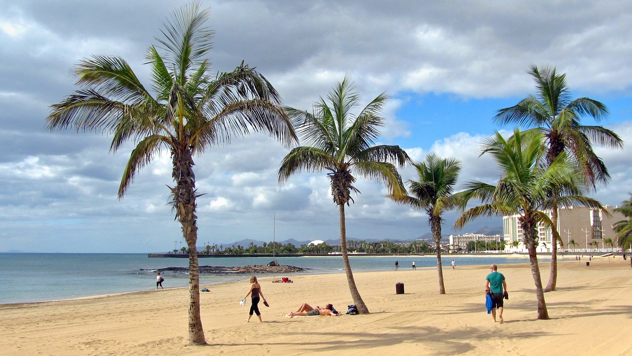 Lanzarote sunny beach