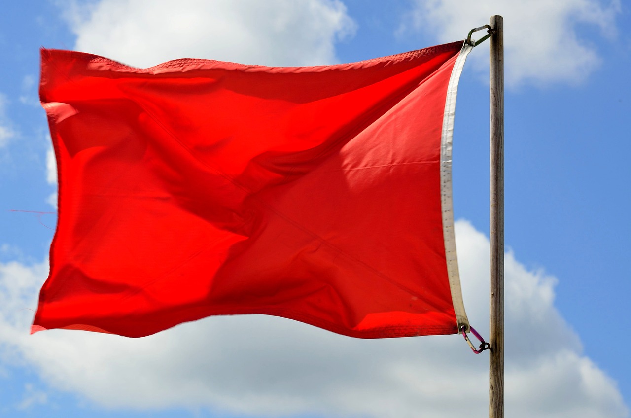 Red flag on Los Cabos beaches