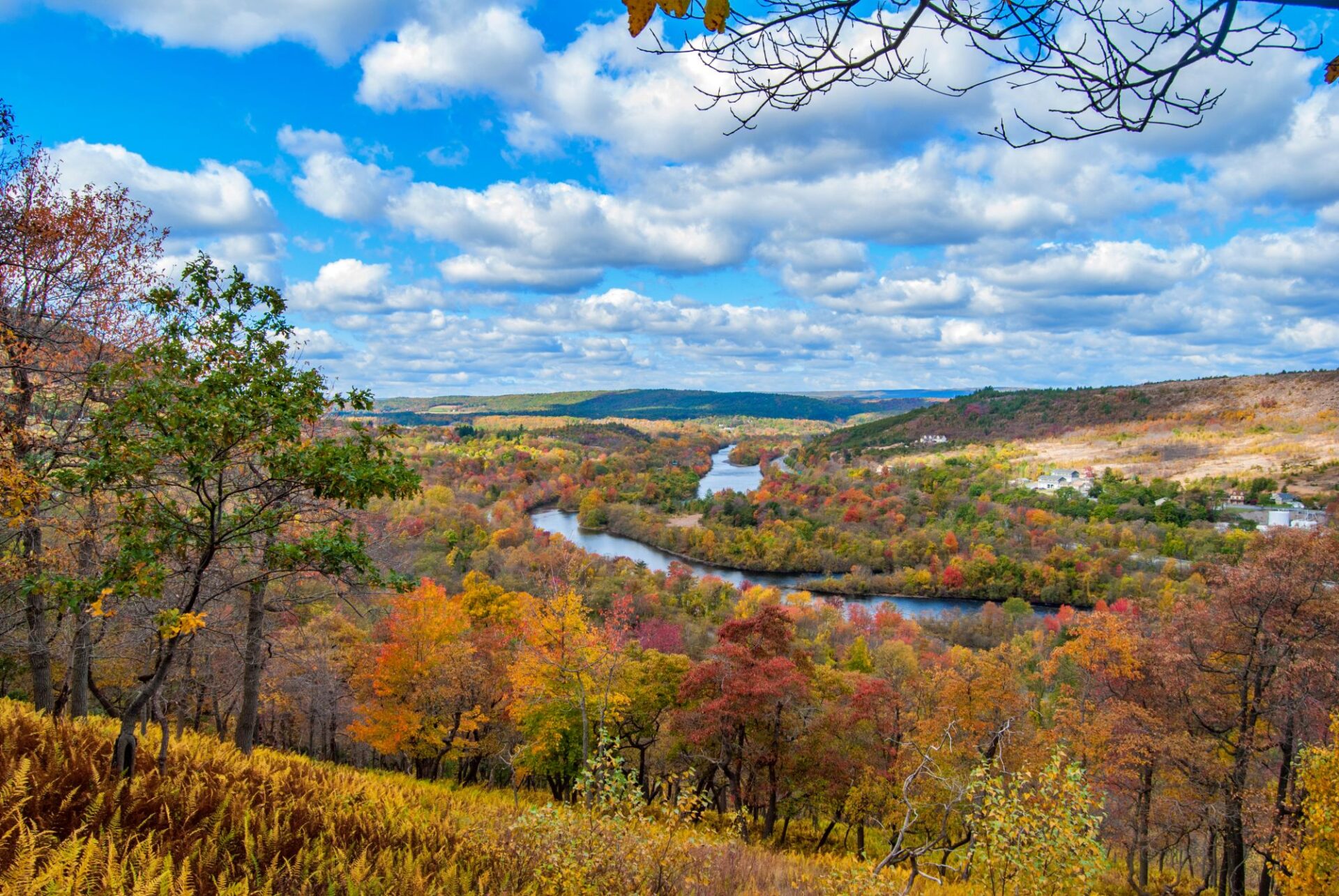 Lehigh Valley, PA, in the fall