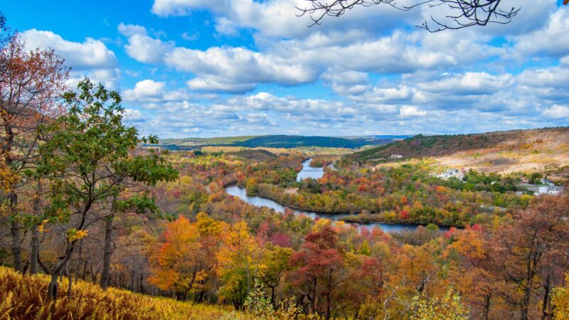 Lehigh Valley, PA, in the fall