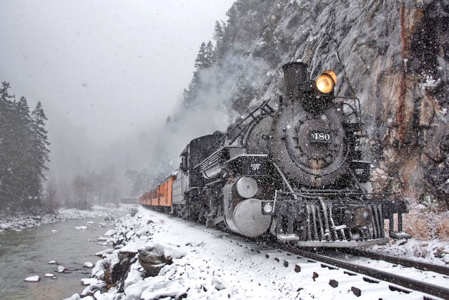 Cascade Canyon Winter Train