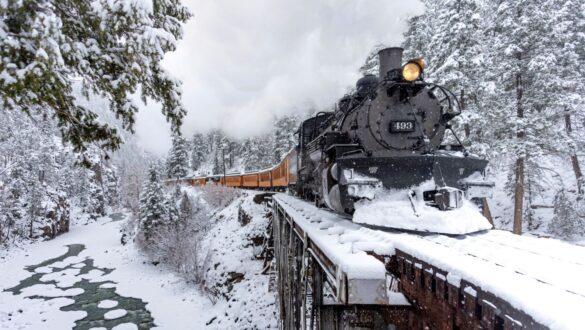 Cascade Canyon Winter Train