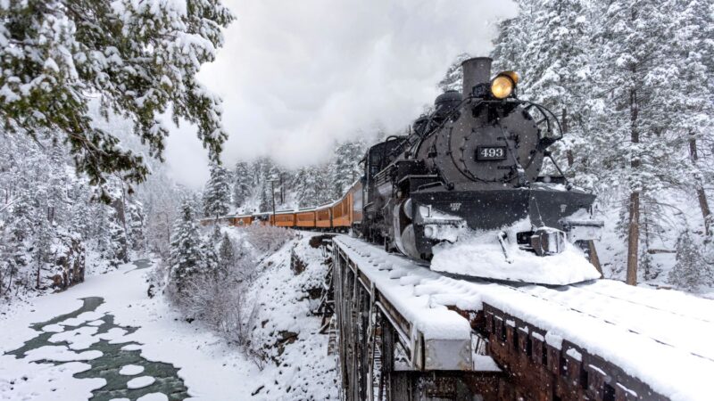 Cascade Canyon Winter Train