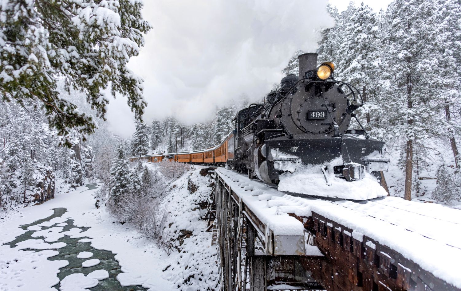 Cascade Canyon Winter Train