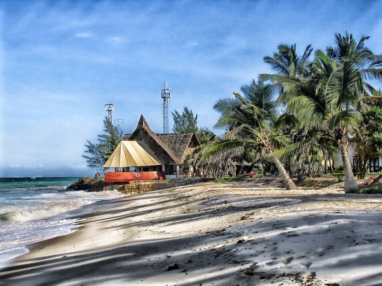 Beach in Kenya