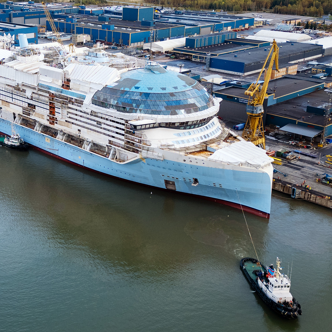 Star of the Seas under construction