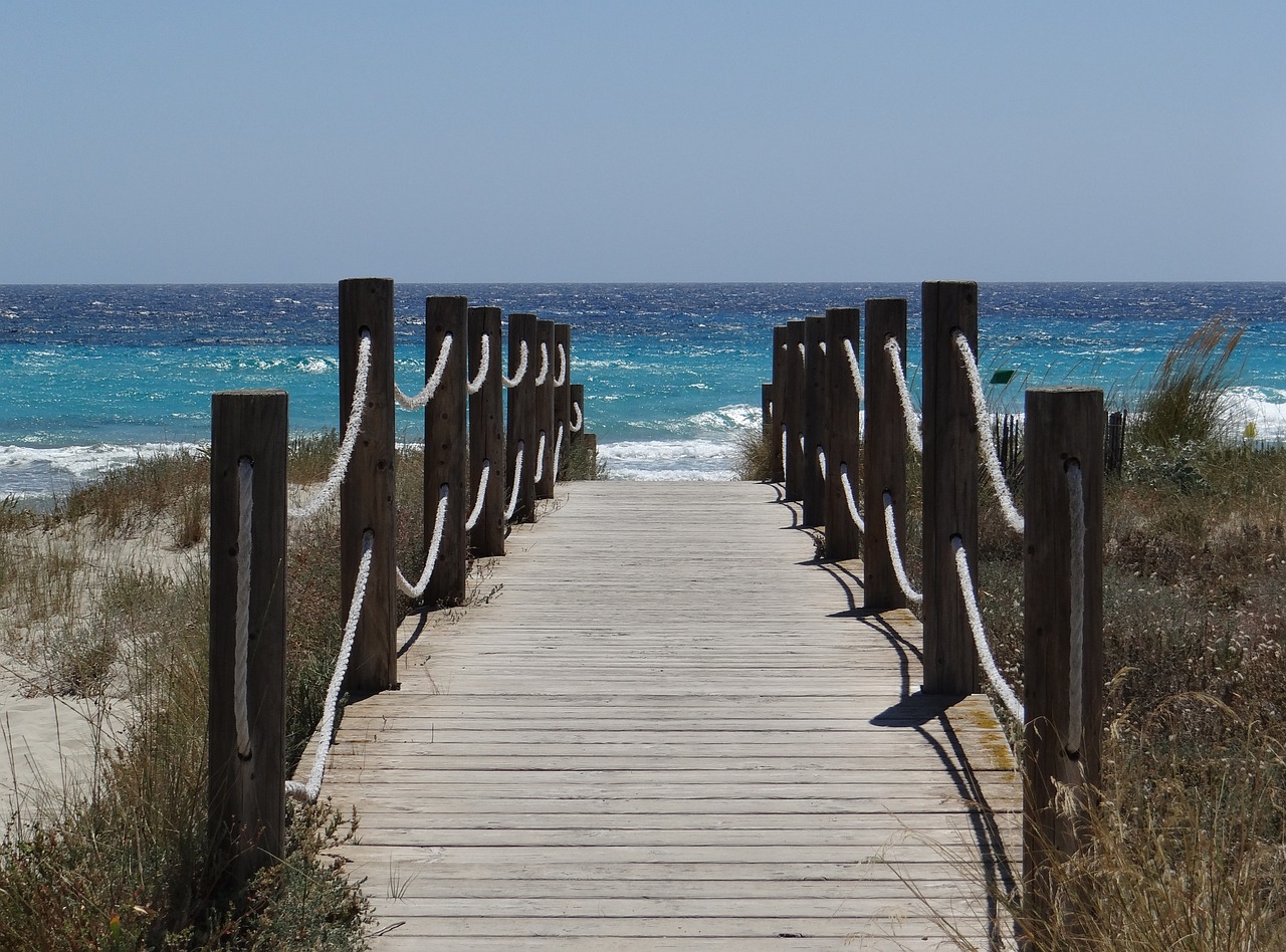 Beautiful beaches in the Balearic Islands