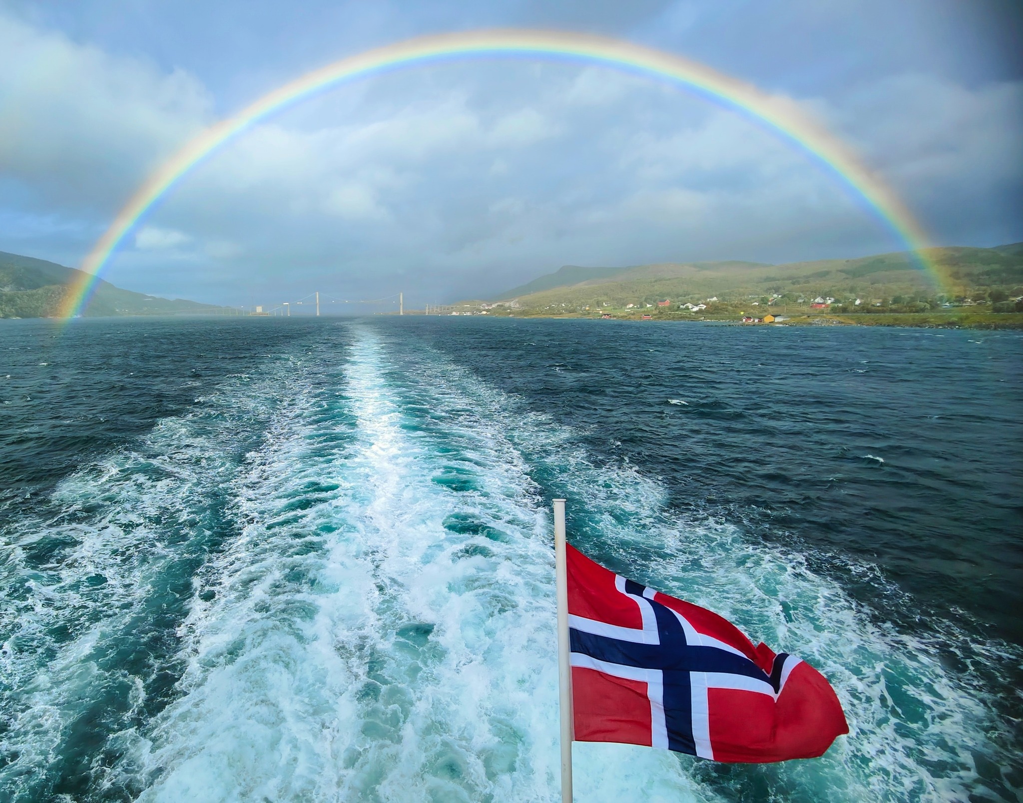 Rainbows with Hurtigruten