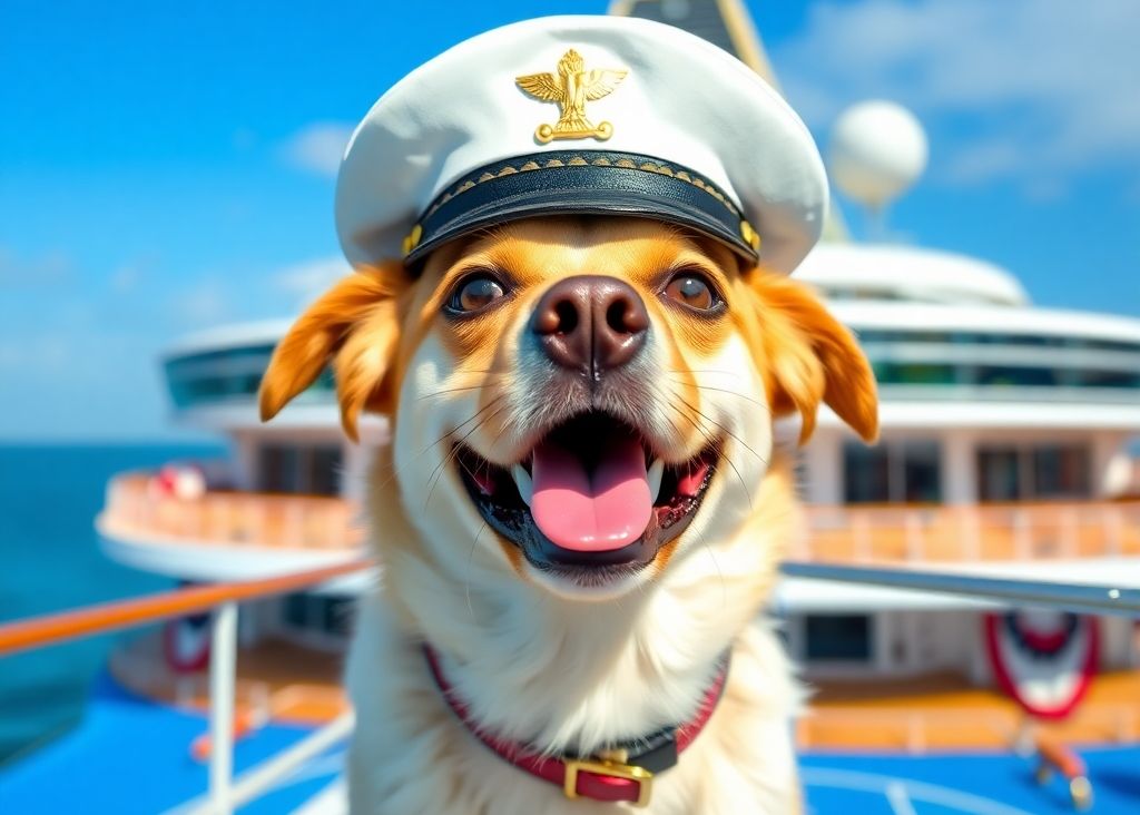 Enjoy a dog-friendly cruise on Cruise Tails on Margaritaville at Sea’s signature flagship vessel, the Islander