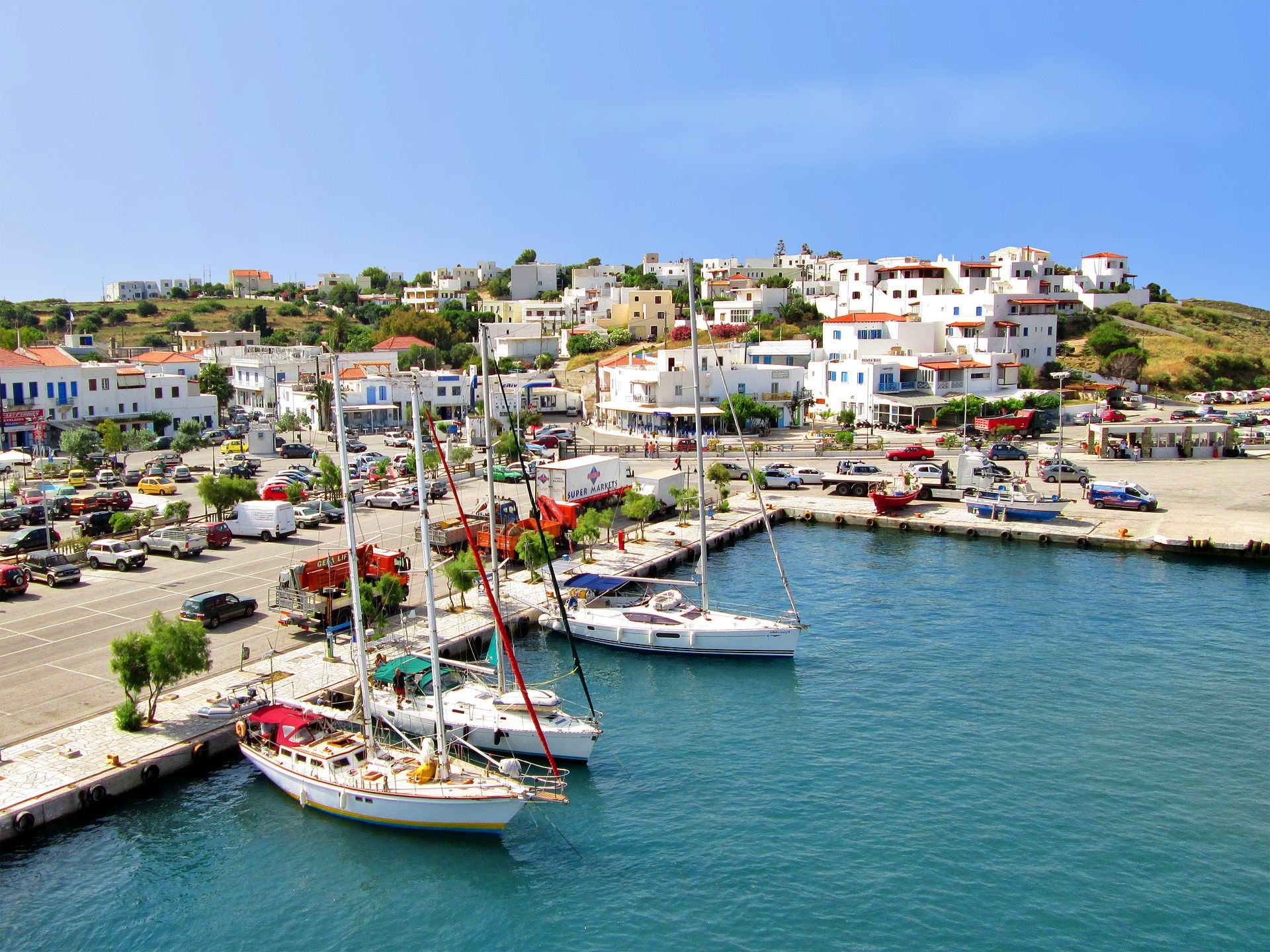 Andros in the Cyclades of Greece