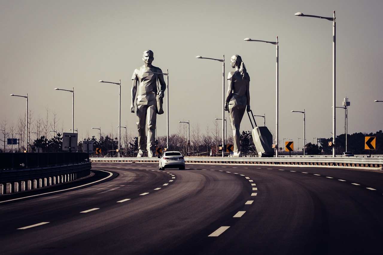 Access road for Incheon International Airport