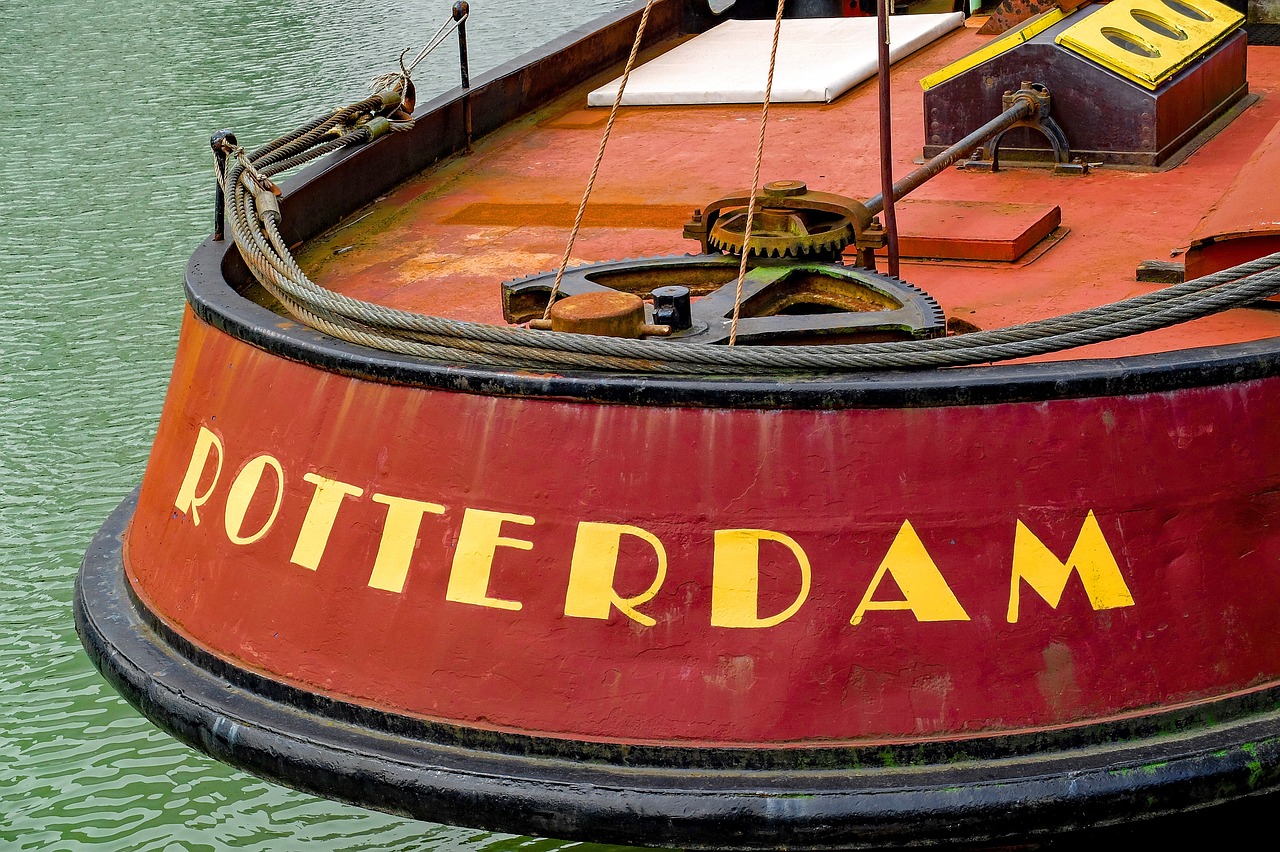 Barge in the Netherlands