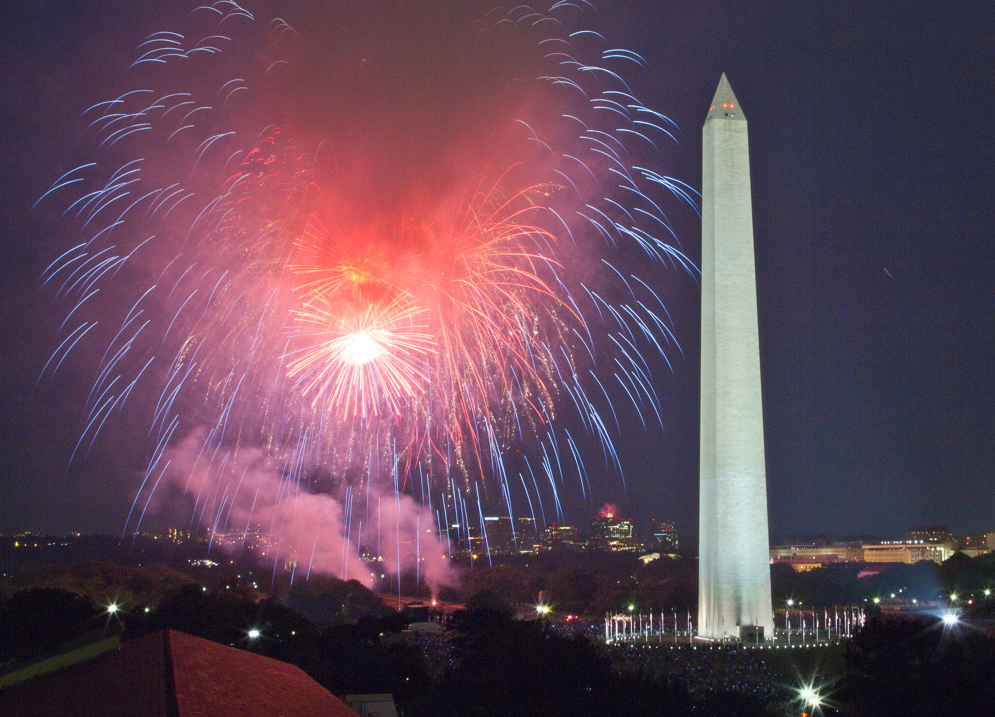 Fireworks over Washington, DC, USA