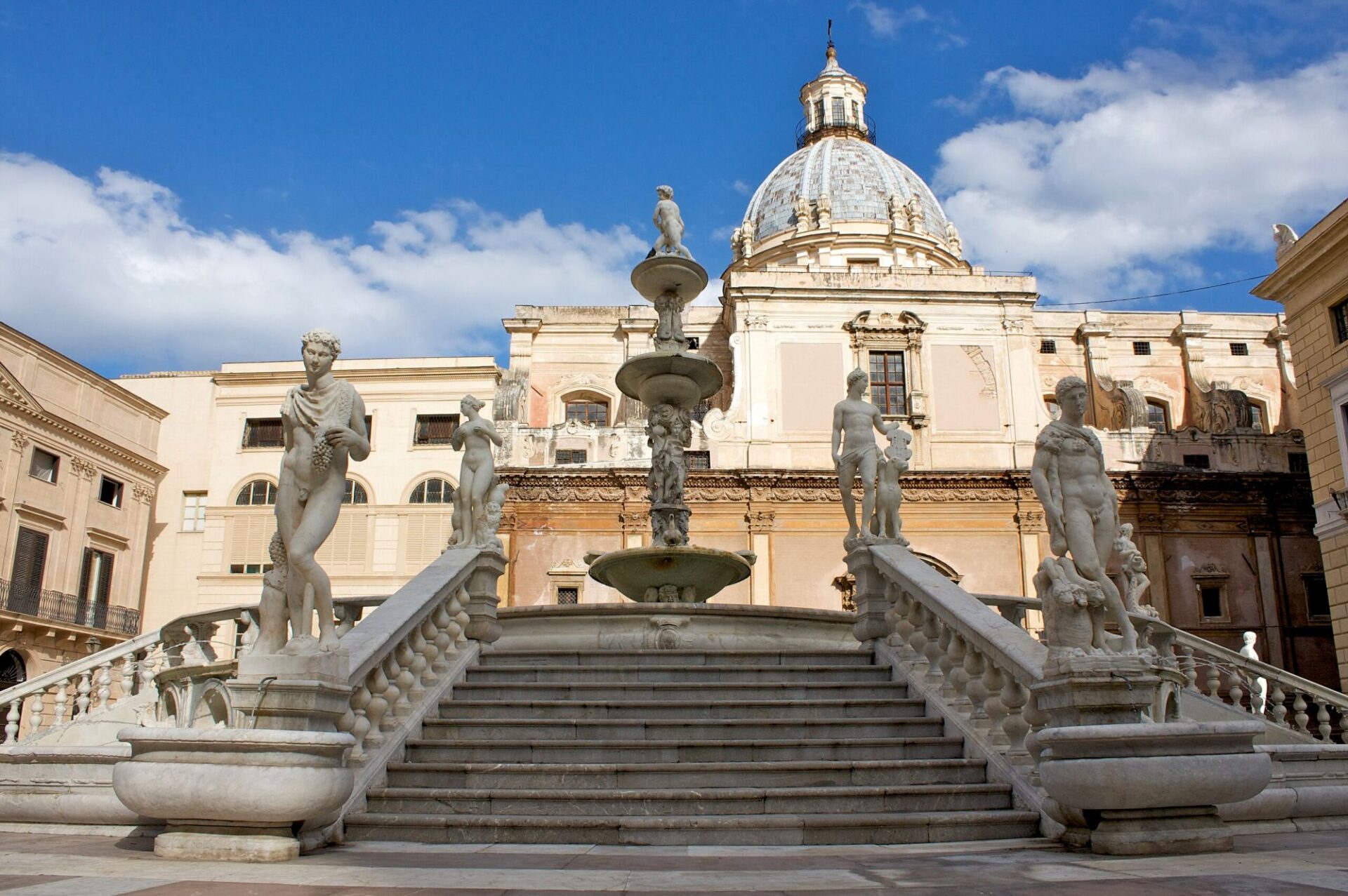 Piazza Pretoria, Palermo, Sicily, Italy