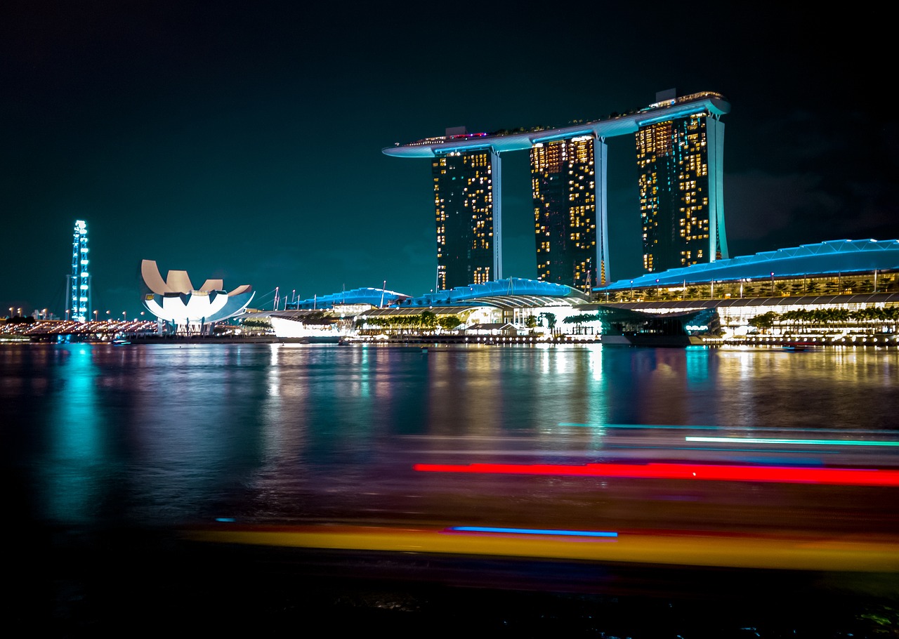 Marina Bay Sands at night