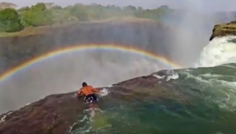 The Devil's Pool - Victoria Falls - The Zambian Local Guide - YouTube